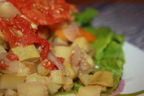 Вкусный и быстрый рецепт правильного питания в мультиварке — овощное рагу с индейкой