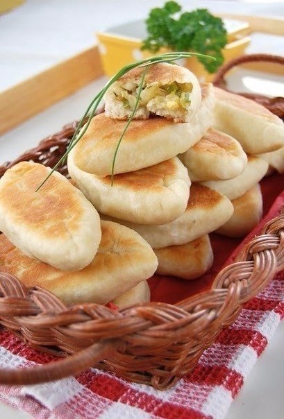 Постные пирожки с капустой