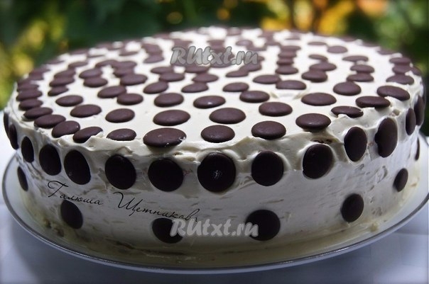 Вкусный бисквитный торт "Елизавета"