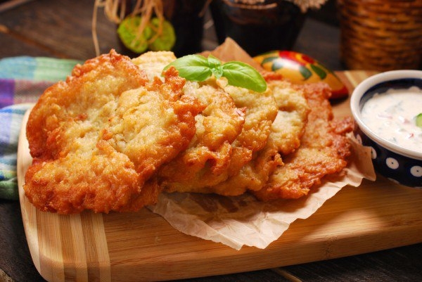 Картофельные драники с зеленым луком