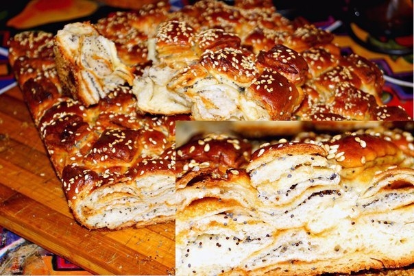 Удивительный пирог " КУБИКИ "