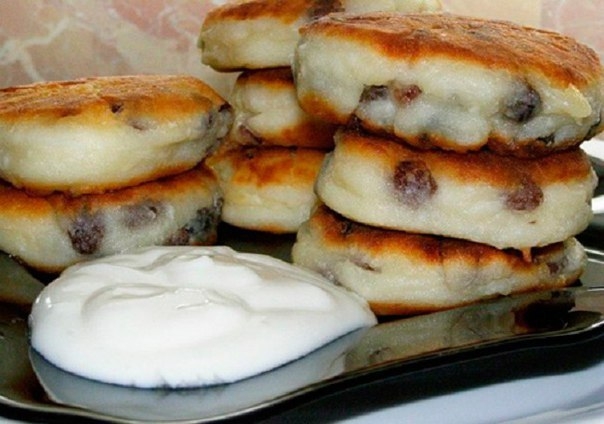 Творожные Сырники С Изюмом