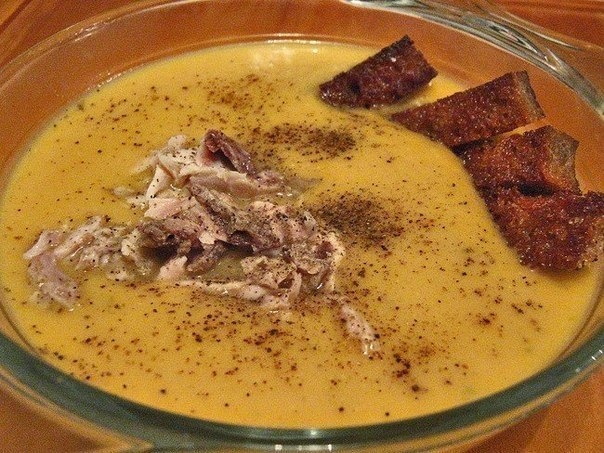 Картофельный суп с паприкой, чили и кабачками