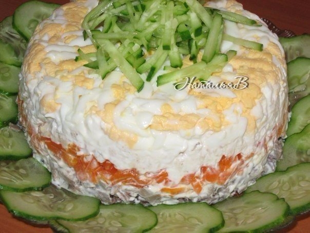 Салат "Печёнкин" - очень нежный, необыкновенный вкус Салат "Печёнкин" - очень нежный, необыкновенный вкус