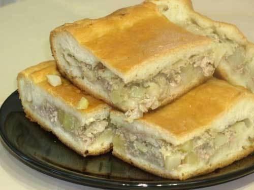 Рецепт пирога с фаршем и картошкой Рецепт пирога с фаршем и картошкой