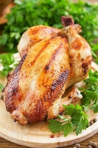 КУРИЦА В ИМБИРНО-МЕДОВОЙ ГЛАЗУРИ, ЗАПЕЧЕННАЯ В ДУХОВКЕ.