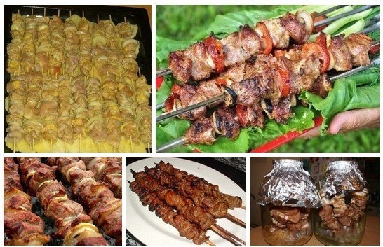 1. Куриный шашлык с картошкой в духовке