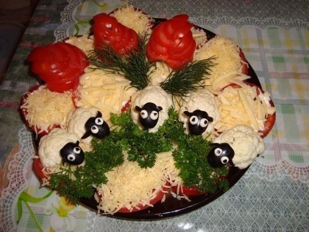 Салат Овечки