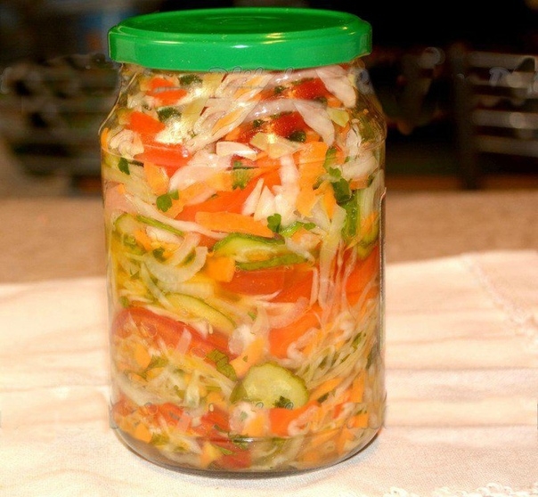 САЛАТ С ХРУСТИНКОЙ на зиму.