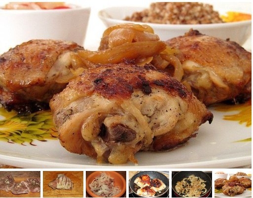 КУРИНЫЕ БЁДРА ЖАРЕНЫЕ, СО ВКУСОМ ШАШЛЫКА