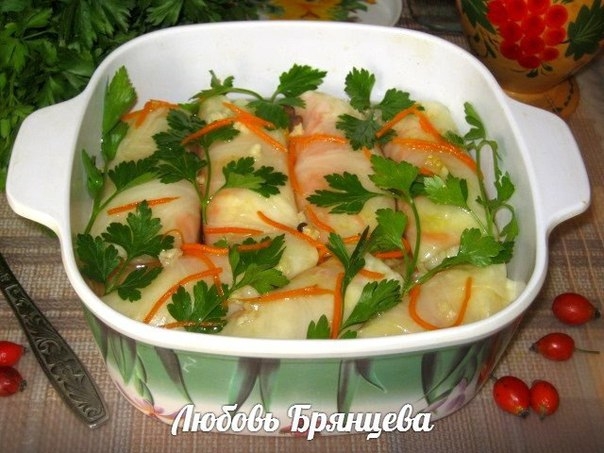 ОСТРЫЕ ЗАКУСОЧНЫЕ ГОЛУБЦЫ
