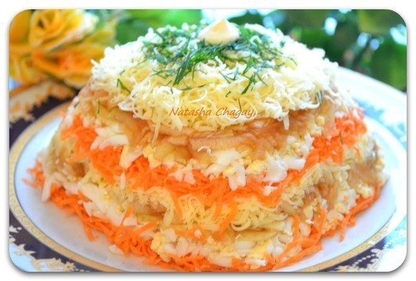 Салат овощной &laquo;Нежный&raquo;