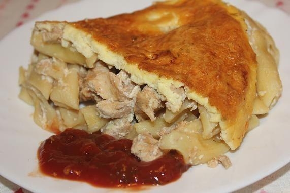 "Запеканка из макарон с курицей" "Запеканка из макарон с курицей"