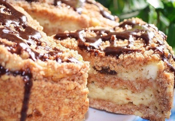ПИРОГ С ТВОРОГОМ И ЧЕРНОСЛИВОМ
