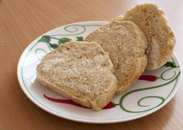 Хлеб с горчицей и прованскими травами (без масла)