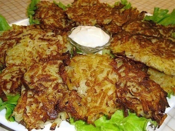 Вкусные драники.