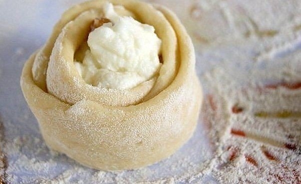 БУЛОЧКИ "Розочки" (с творогом)