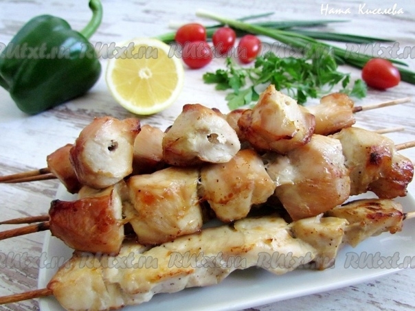 Куриный шашлык из духовки