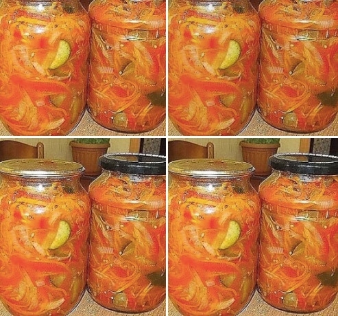 Салат с капустой на зиму &laquo;Уралочка&raquo;