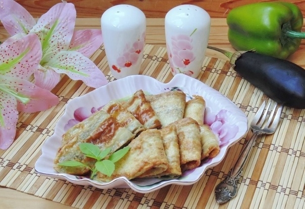 Баклажаны в яйце Баклажаны в яйце