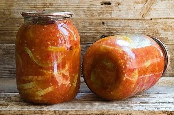 Тещин язык из кабачков на зиму