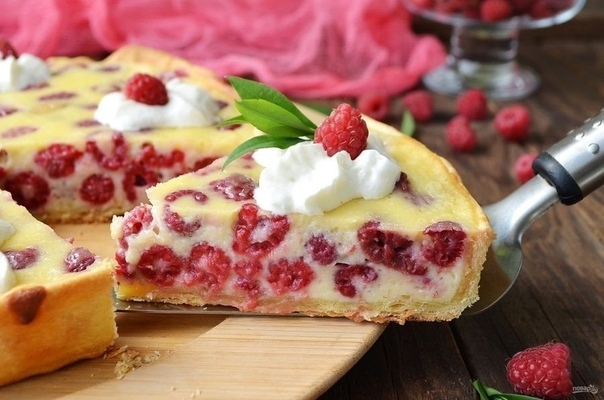 Клафути с малиной Клафути с малиной