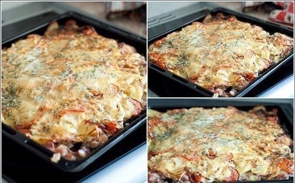 Мясо "под шубой"