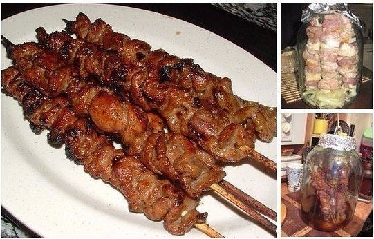 РЕЦЕПТ ДОМАШНЕГО ШАШЛЫКА В БАНКЕ