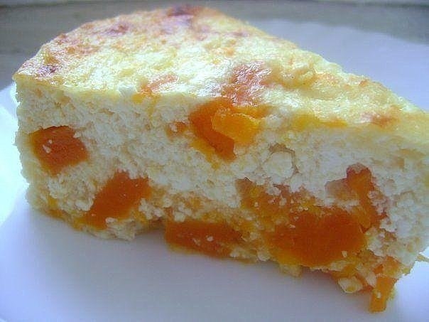 Творожная запеканка с морковью и яблоком для деток.