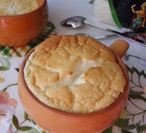 Рисовое суфле с изюмом