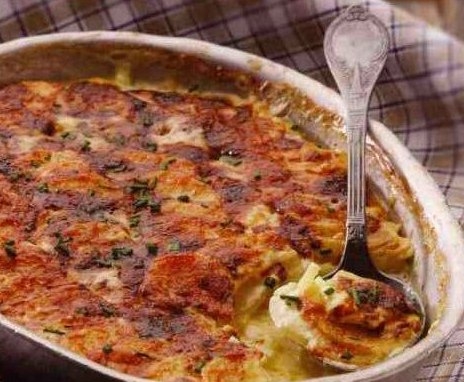 Запеченный картофель "Гратен Дофинуа"