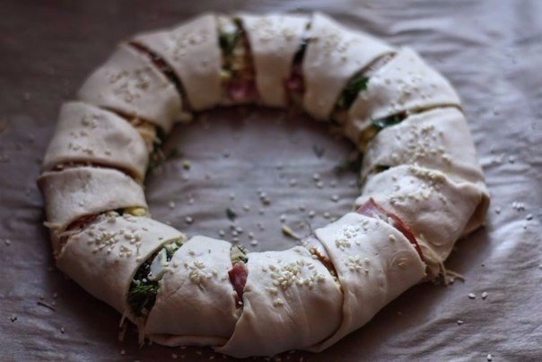 ПИРОГ С БЕКОНОМ, СЫРОМ И ЯЙЦОМ