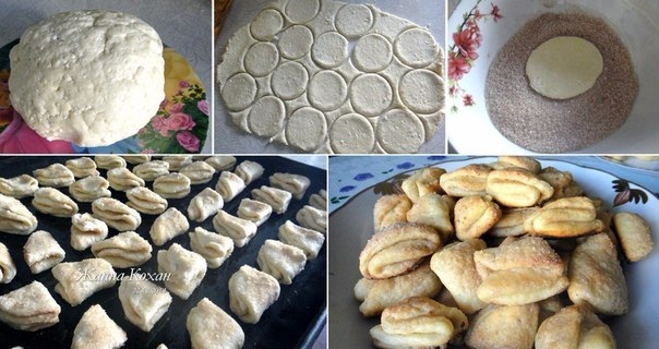 "Ракушки" из творожного теста