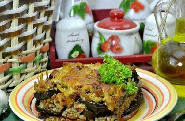 Лазанья из баклажанов