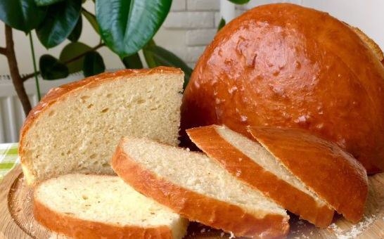 Домашний хлеб на кислом молоке