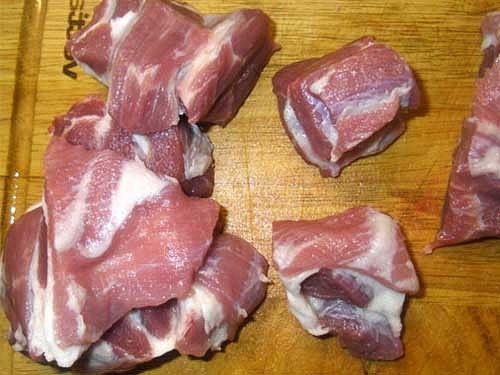 Шашлык из свинины на минералке
