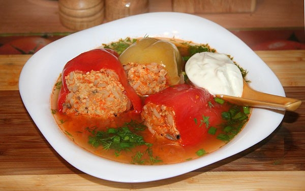 ДИЕТИЧЕСКИЕ ФАРШИРОВАННЫЕ ПЕРЦЫ