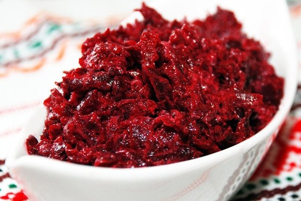 Салат из красной свеклы