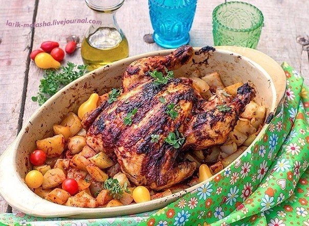 Курица по-южному Курица по-южному
