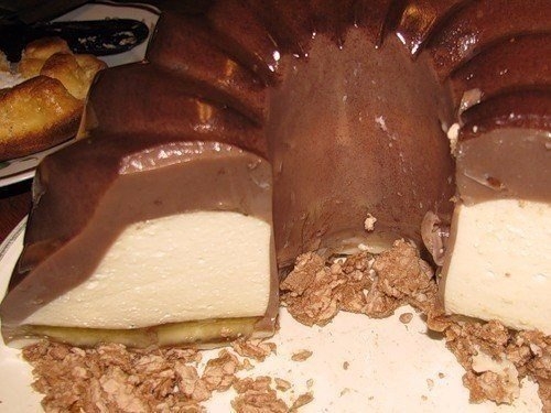 Легкий десерт из творога и молока. Легкий десерт из творога и молока.