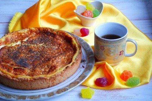 Тарт с маковой начинкой и сметанным суфле Тарт с маковой начинкой и сметанным суфле