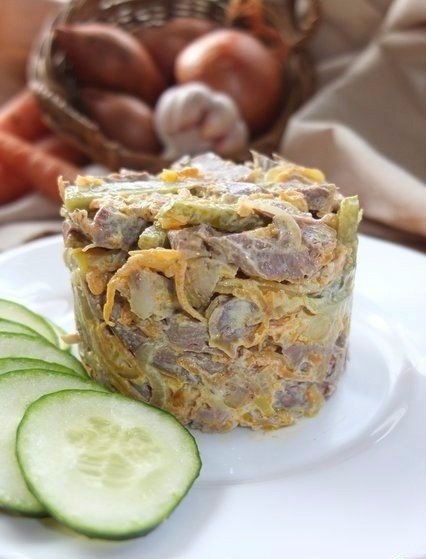 САЛАТ "СЕРДЦЕЕДКА"