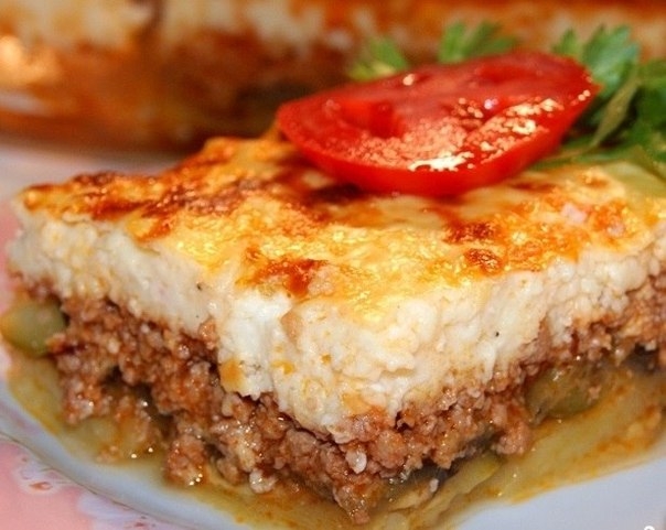 Мусака с картофелем