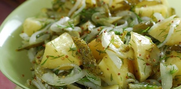 "Теплый картофельный салат" "Теплый картофельный салат"