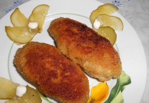 Котлетки из лосося со сливочным сыром