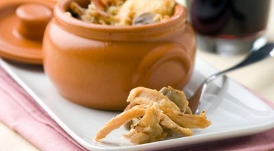 Жюльен из курицы с эстрагоном и грибами Жюльен из курицы с эстрагоном и грибами