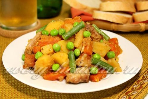 Мясное рагу с пивом по-ирландски