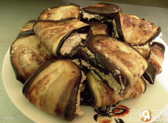 Баклажаны с грецким орехом