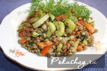 Тёплый салат "Чи - чи" -это сытно, полезно и вкусно.