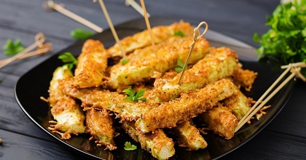 Кабачковые палочки фри